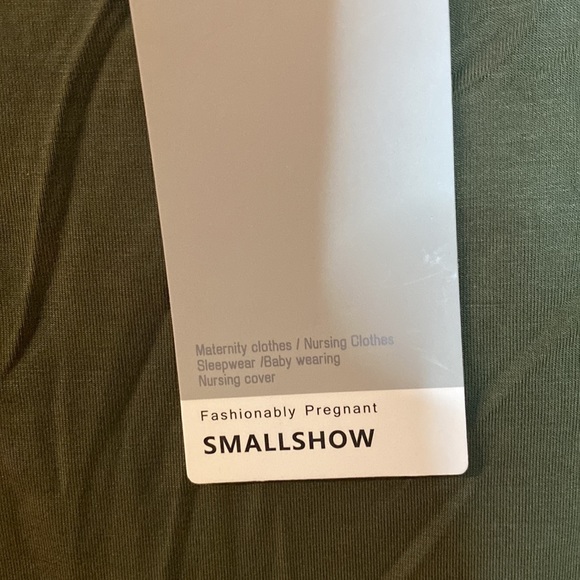 Smallshow Nursing T-Shirt Top, Size M, Hunter Green Top - NWT - Picture 5 of 7